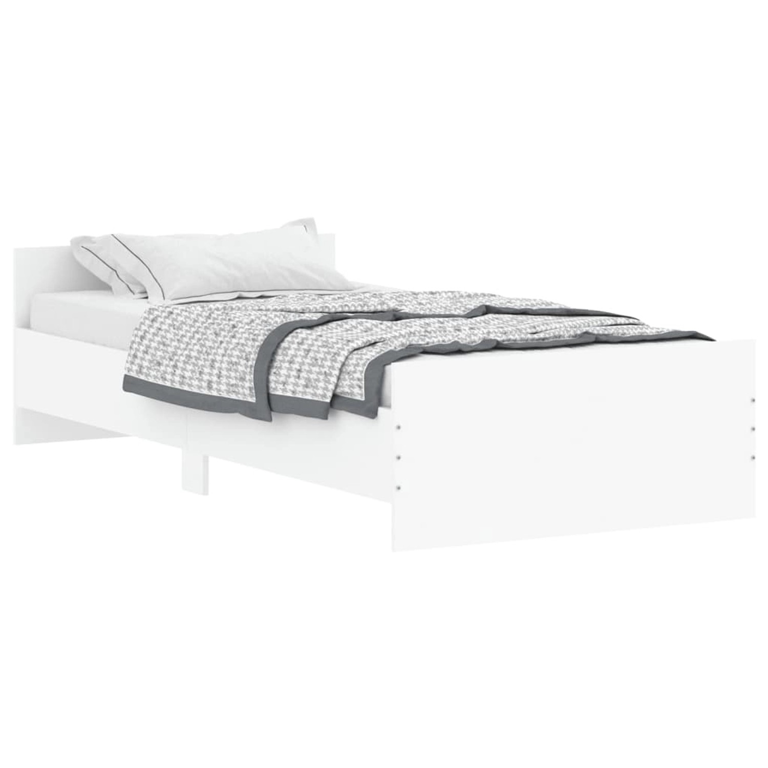 vidaXL Bettgestell Weiß 90x200 cm Holzwerkstoff1907907 günstig online kaufen