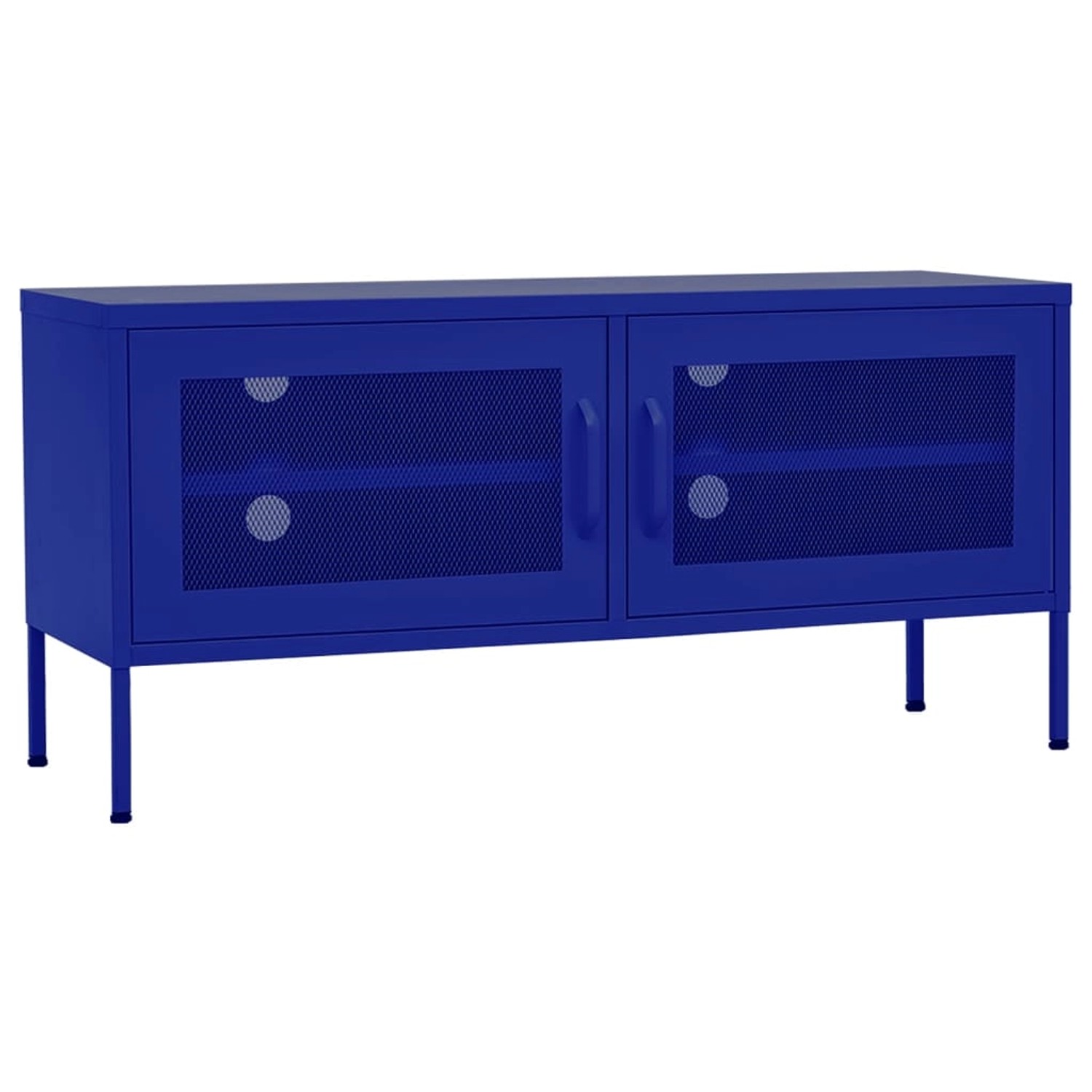 VidaXL TV-Schrank Marineblau 105x35x50 cm Stahl günstig online kaufen