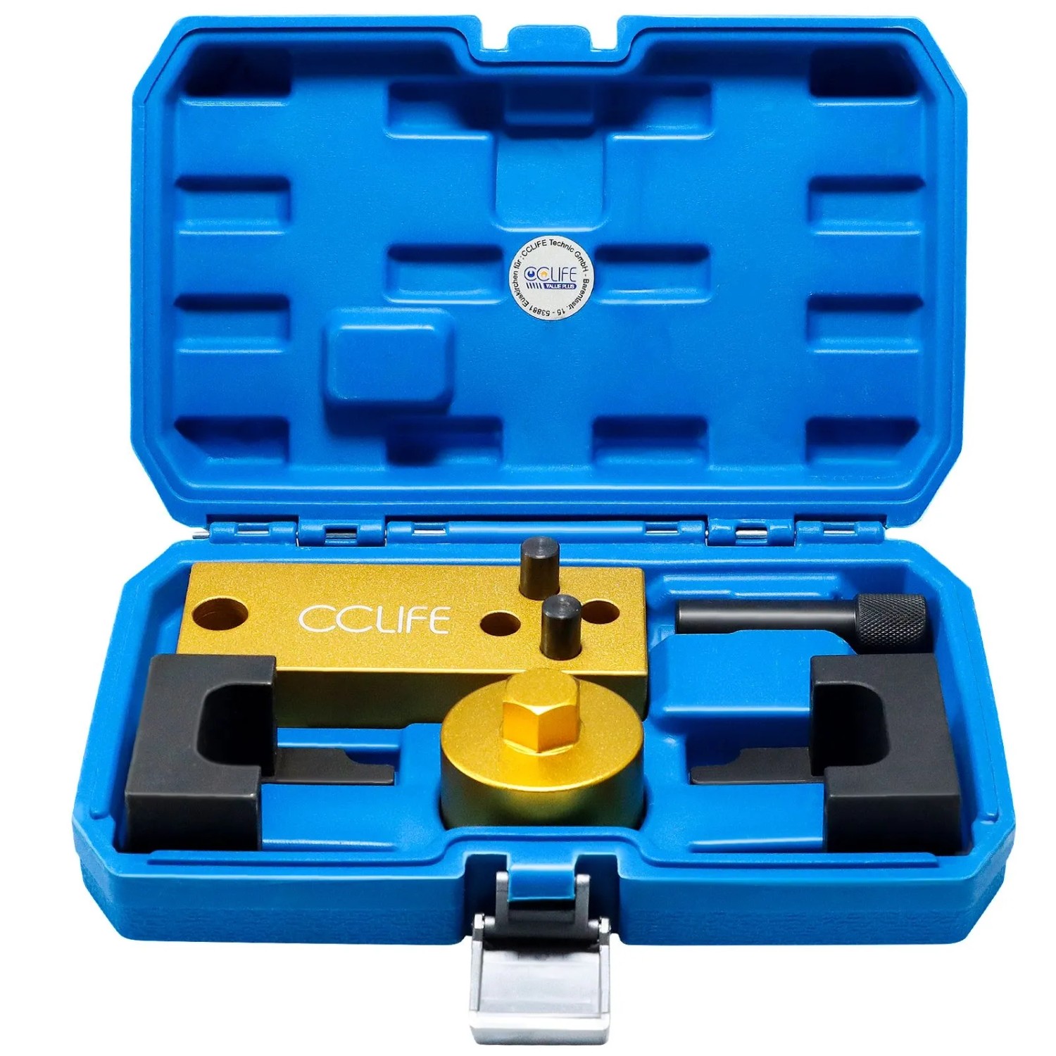 Thumbnail - CCLIFE Steuerketten Werkzeug inkl. Nockenwellen Einsteller und OEM T10171A/T10340.