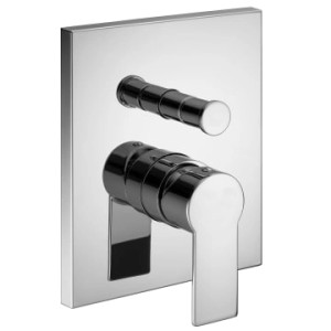 pianura Unterputz Badewannenarmatur in Chrom für 2 Verbraucher.