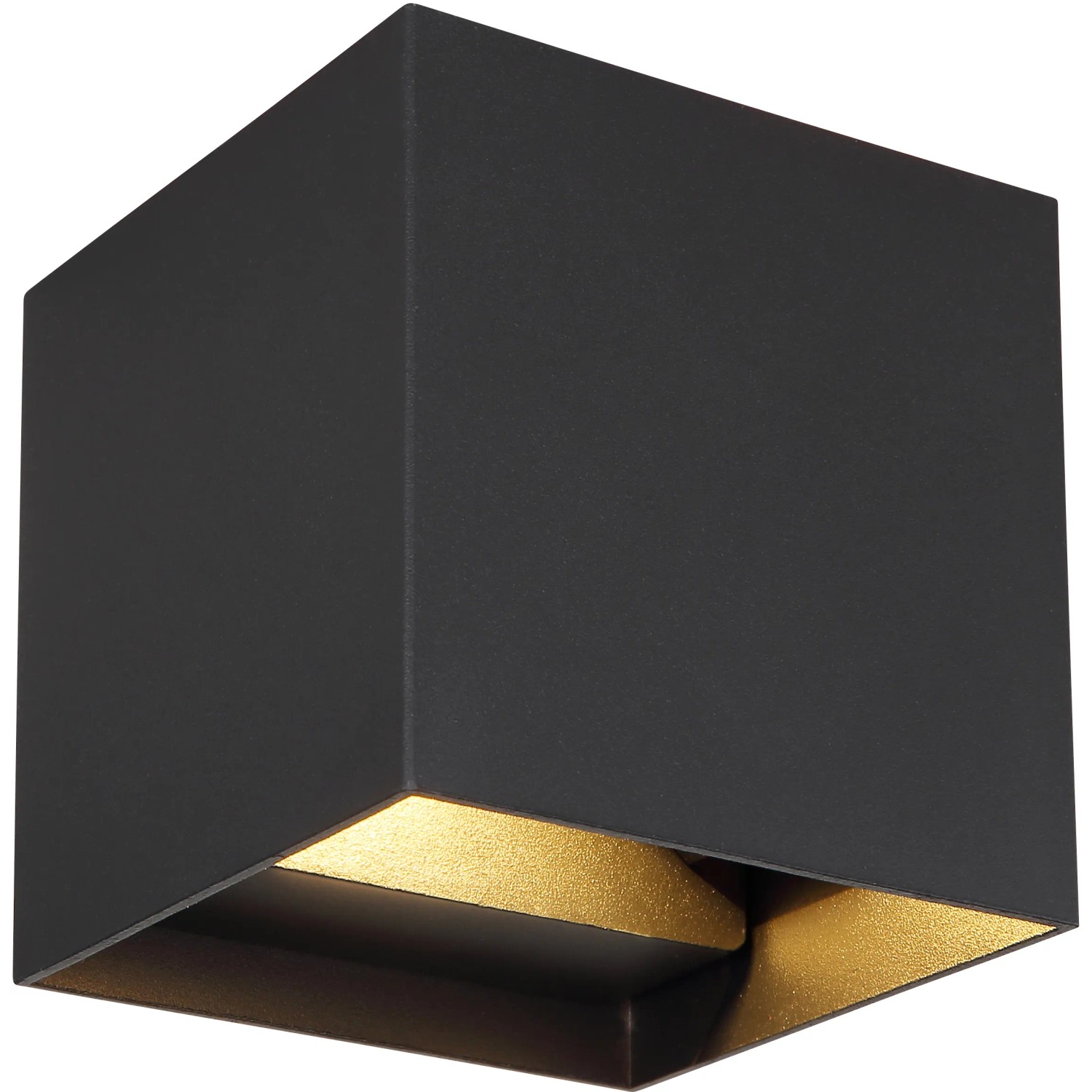 Philips LED Einbauspot Slim Surface – 12W, Warmweiß (2700K), Quadratisch, Schwarz