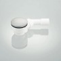 Sturotec Ablaufgarnitur für Duschwanne, Chrom Abdeckhaube Ø 9 cm, Siphon.