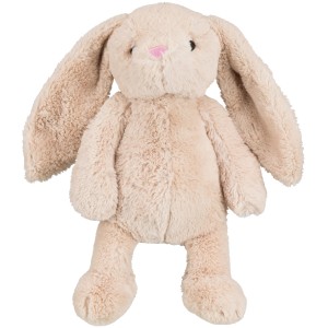 Jollypaw Hase Plüschtier, 38 cm, beiges Stofftier für Hunde.