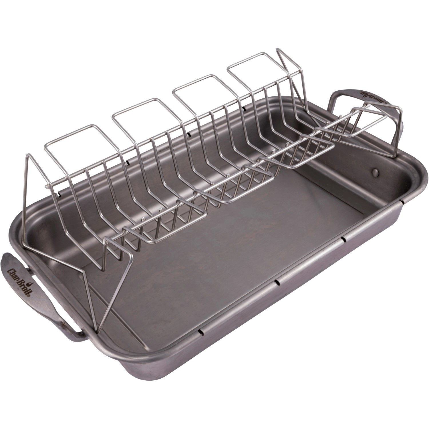 Char-Broil GRILL+ Multifunktionsaufsatz aus Edelstahl mit Bratschale für Grill.