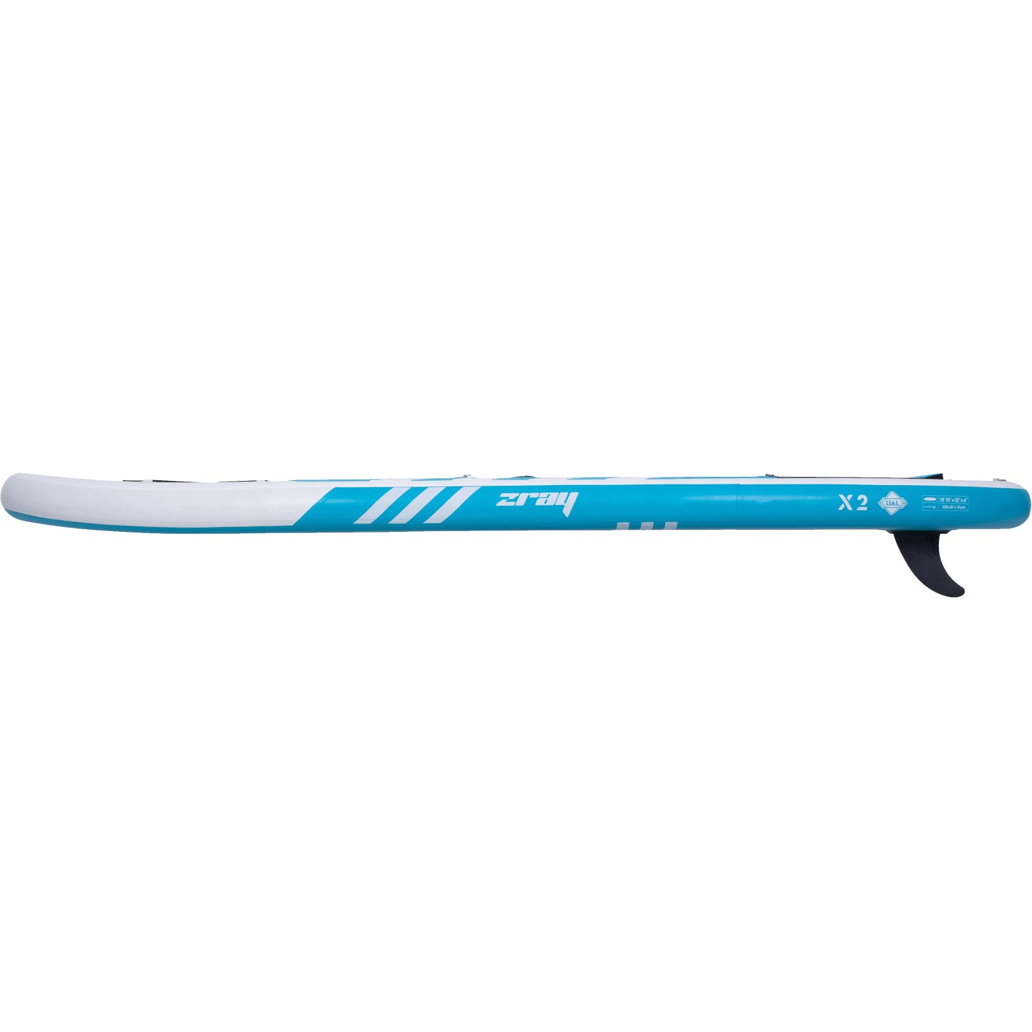 ZRAY X2 Stand Up Paddle Board, blau, 330cm, mit Finne. Wassersport.