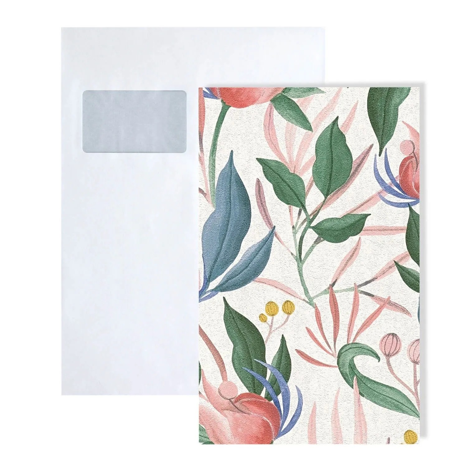 PROFHOME S-790625-GU DIN A4 Muster der Floralen Tapete 1 Musterstück