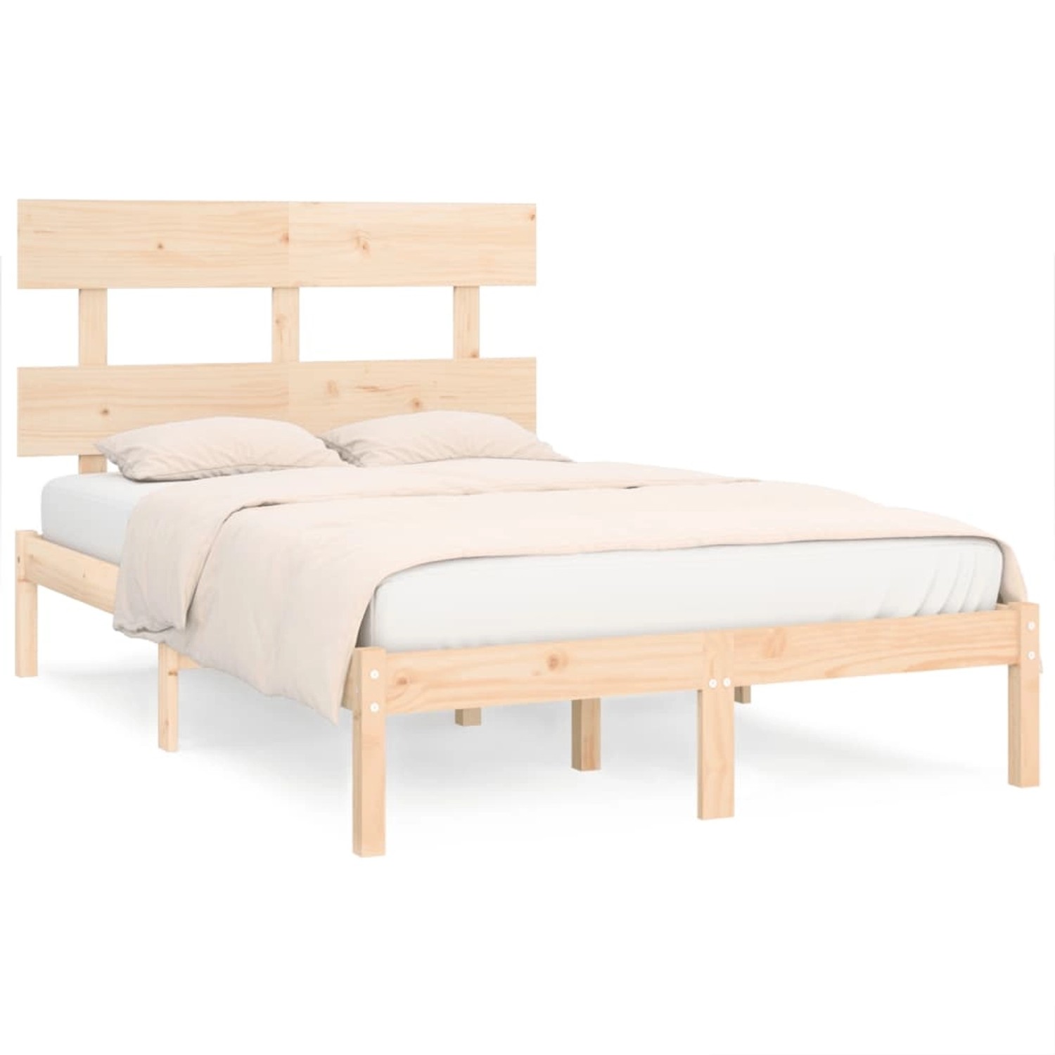 Vidaxl Massivholzbett 120x190 Cm 4ft Small Double günstig online kaufen