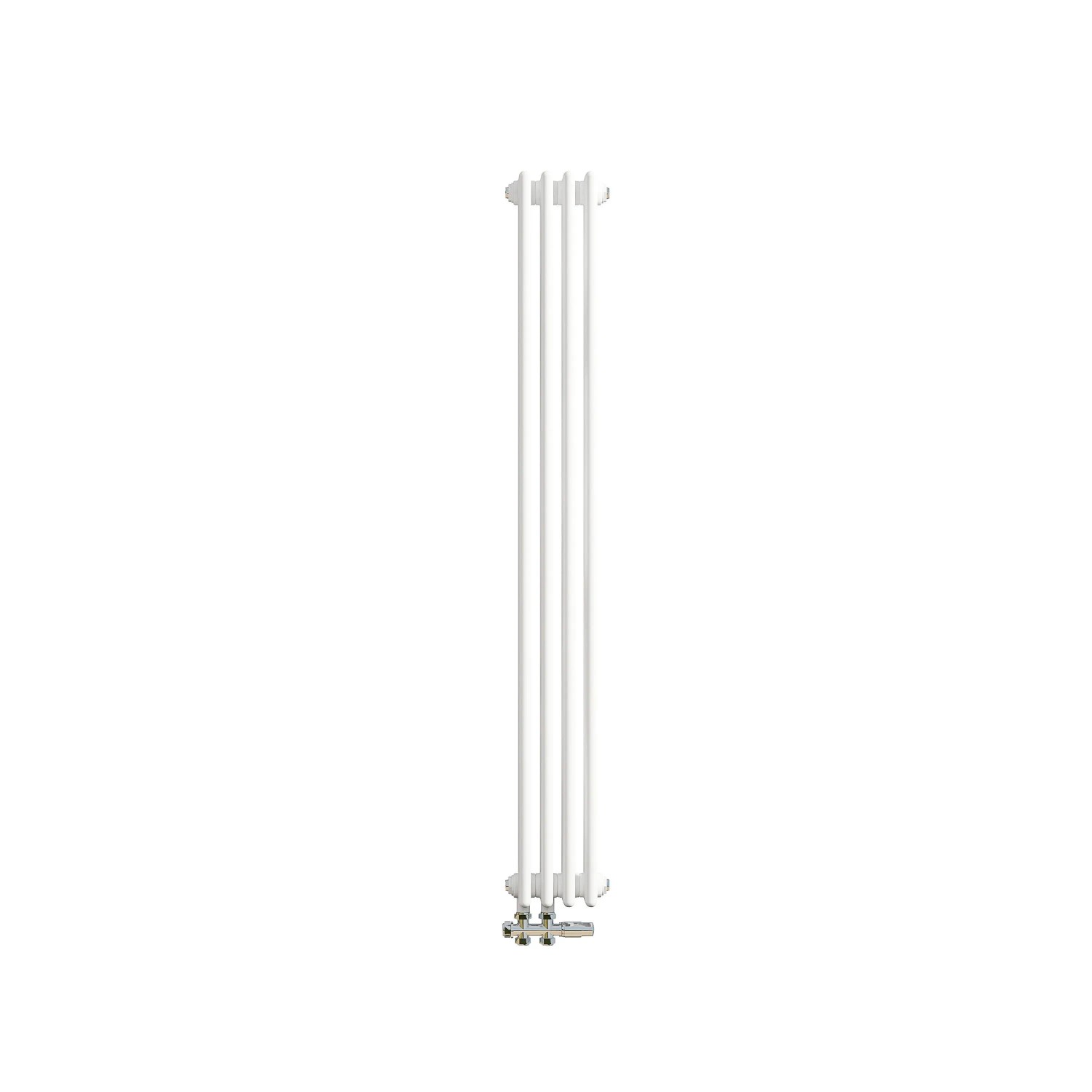 AICA Traditioneller Gusseisenstil 3 Spalten Heizkörper 1500 x 200 mm Weiß 692W