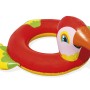 Bestway Schwimmring im Tierdesign, Papagei, rot/gelb, für Badespaß im Pool.