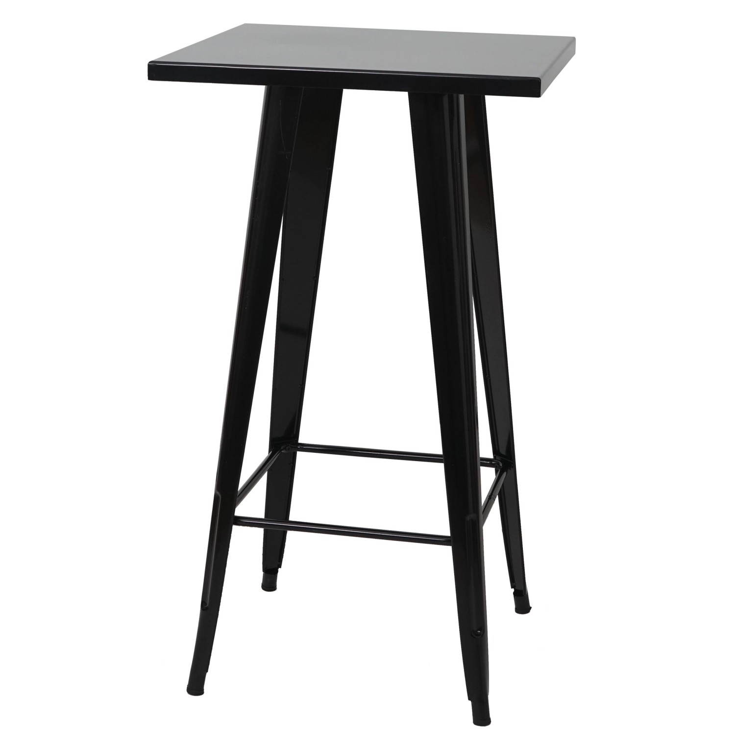 CHEFGASTRO Stehtisch 105x60x60cm Metall Industriedesign Schwarz günstig online kaufen