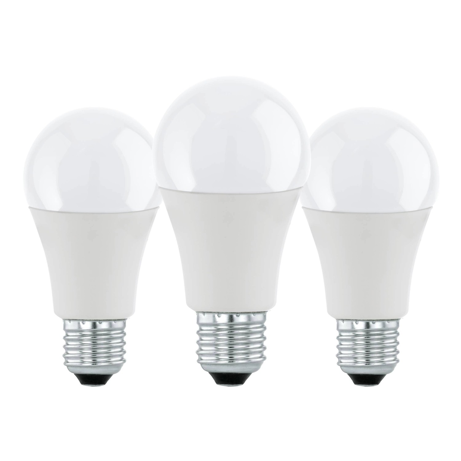 Eglo E27 LED-Leuchtmittel A60 8 W 3.000 K 806 lm 10,7 cm x Ø 6 cm 3er-Set