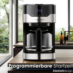 Steinborg SB-6050 Kaffeemaschine mit Timer LED Display 1.5 L Kapazität 900W