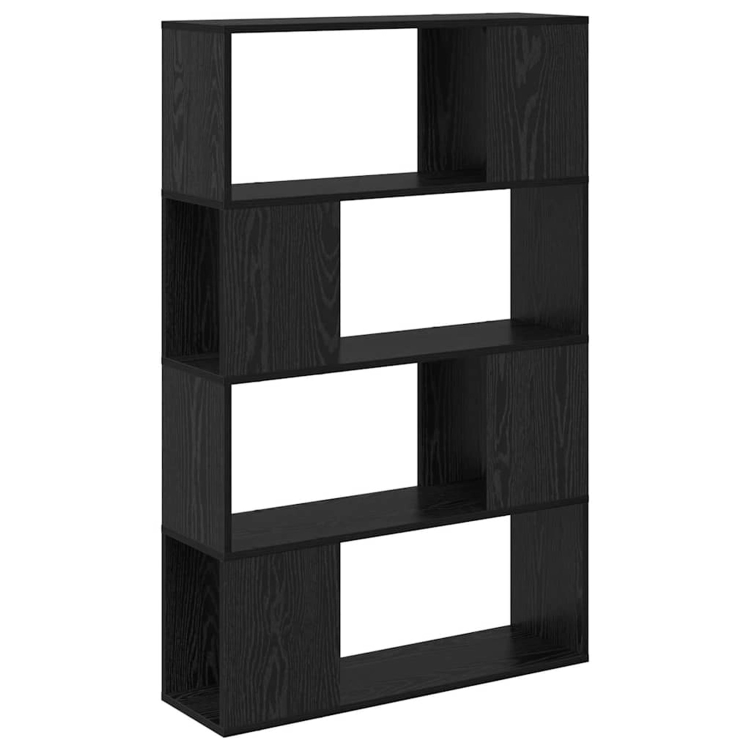 vidaXL TV-Schrank-Set Schwarz 80 x 24 x 125 cm Holzwerkstoff 875202 günstig online kaufen