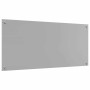 vidaXL Küchenrückwand Hellgrau 110 x 50 x 0,6 cm Gehärtetes Glas 42001305_6