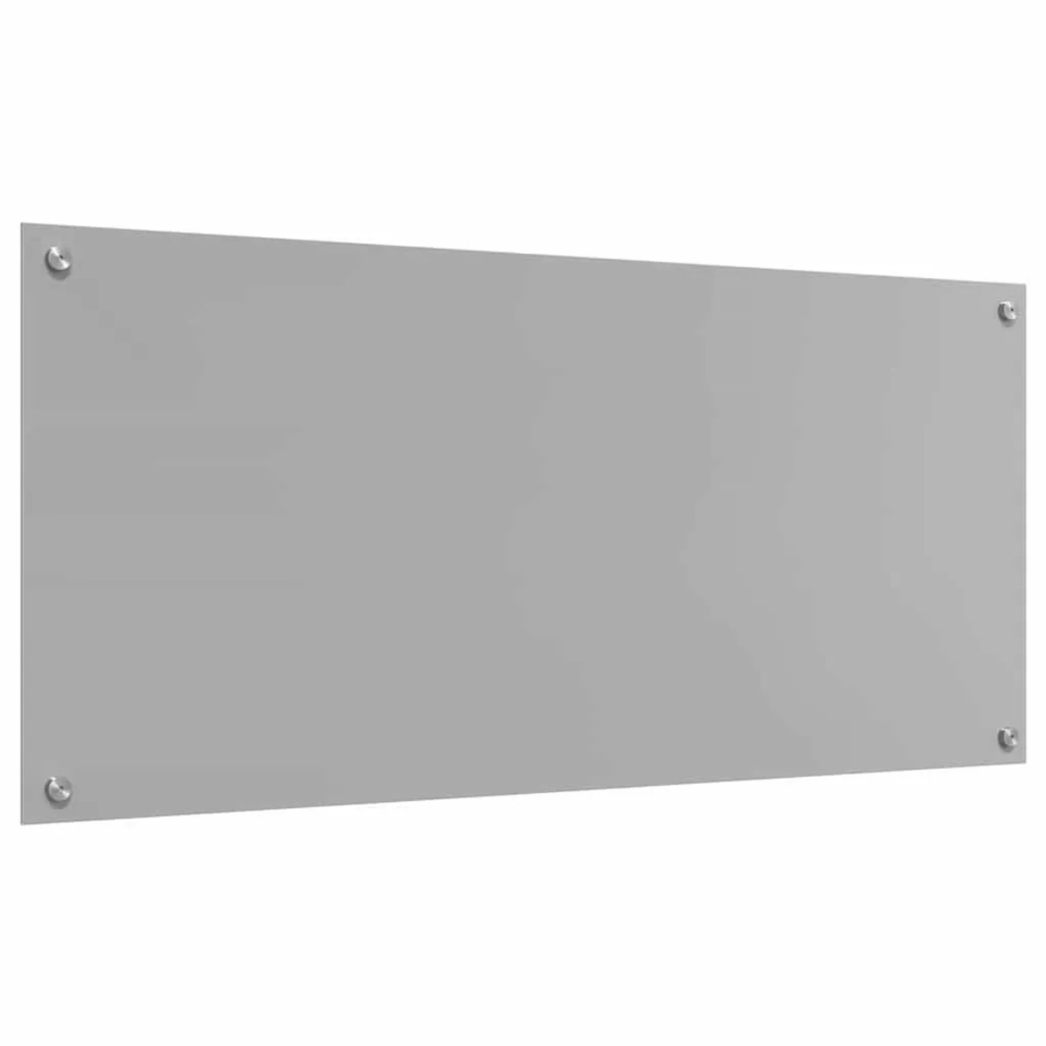 vidaXL Küchenrückwand Hellgrau 110 x 50 x 0,6 cm Gehärtetes Glas 42001305_6