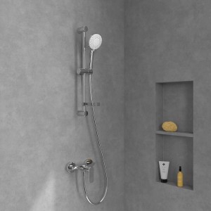 Villeroy & Boch O.novo Duscharmatur Unterputz, Chrom mit Brausegarnitur.