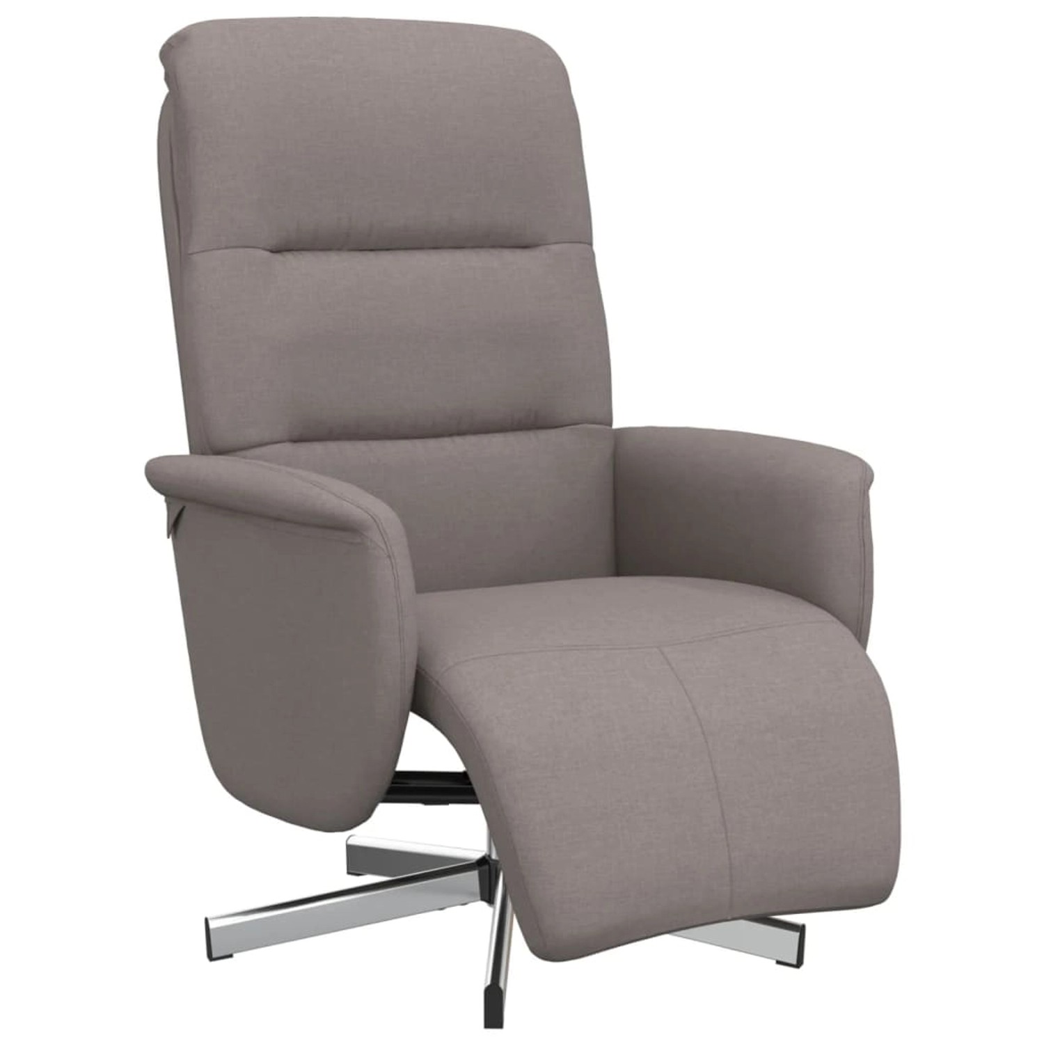 vidaXL Relaxsessel mit Fußteil Taupe Stoff 356566 günstig online kaufen