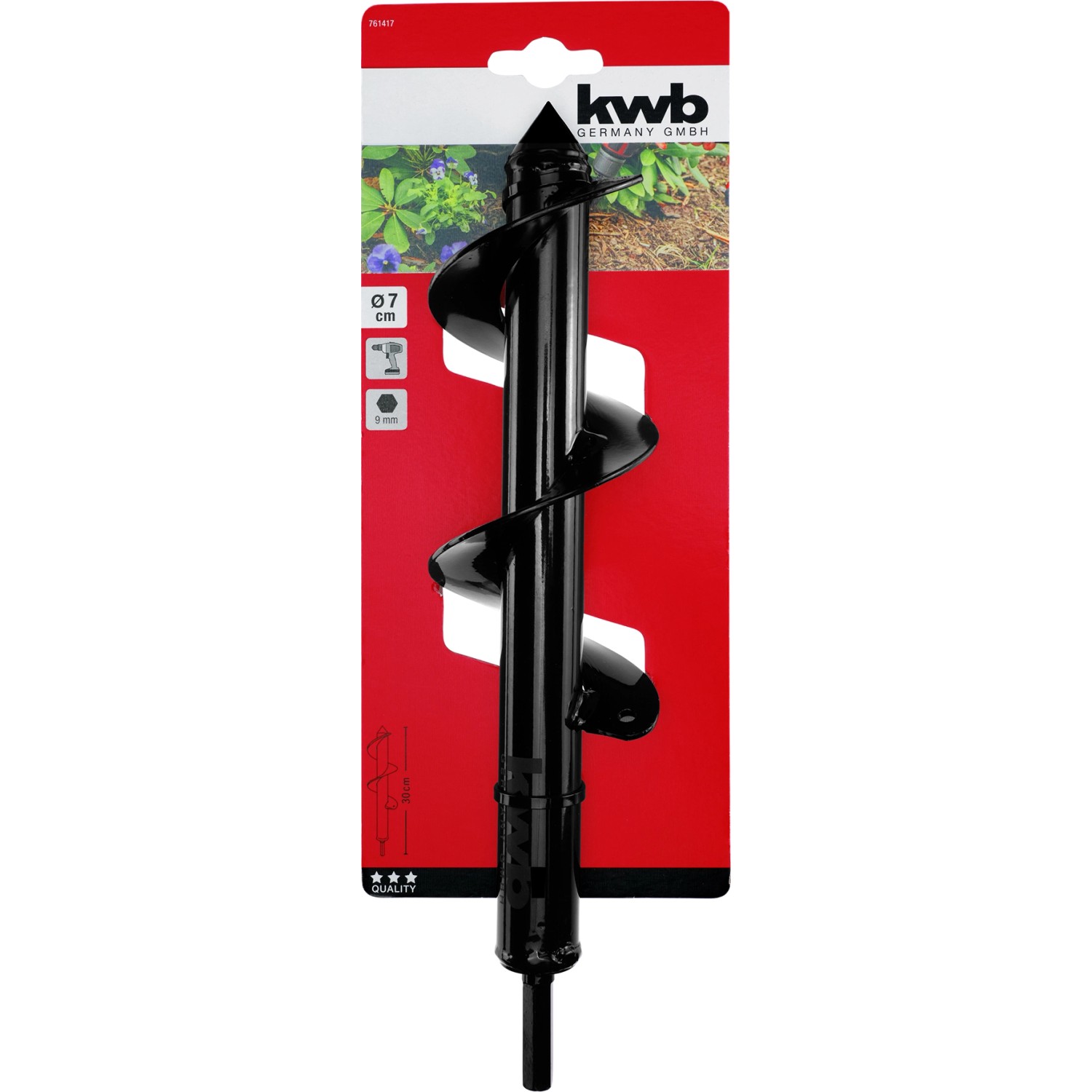kwb Erdbohrer 7 cm x 30 cm kaufen bei OBI