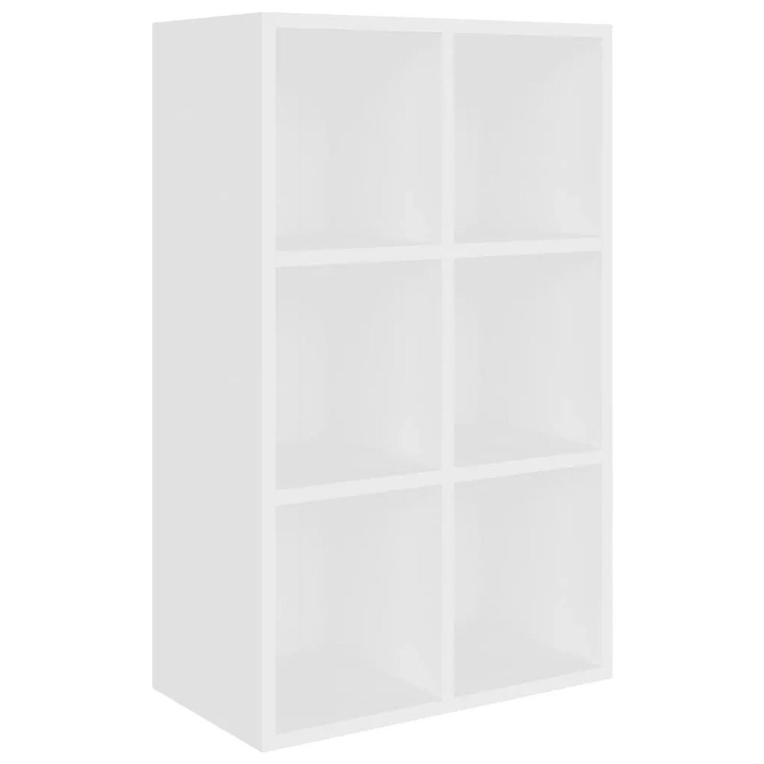 vidaXL Bücherregal/Sideboard Weiß 66x30x98 cm Holzwerkstoff 800342 günstig online kaufen