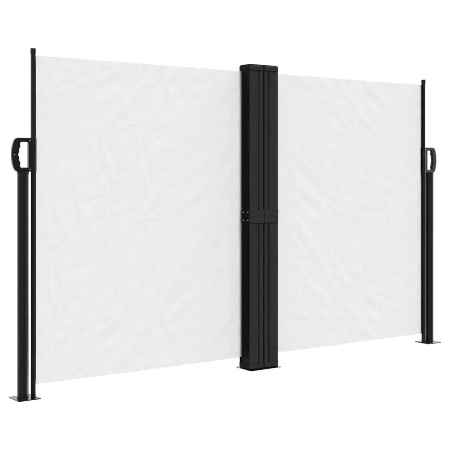 vidaXL Seitenmarkise Ausziehbar Weiß 140x600 cm 4004616
