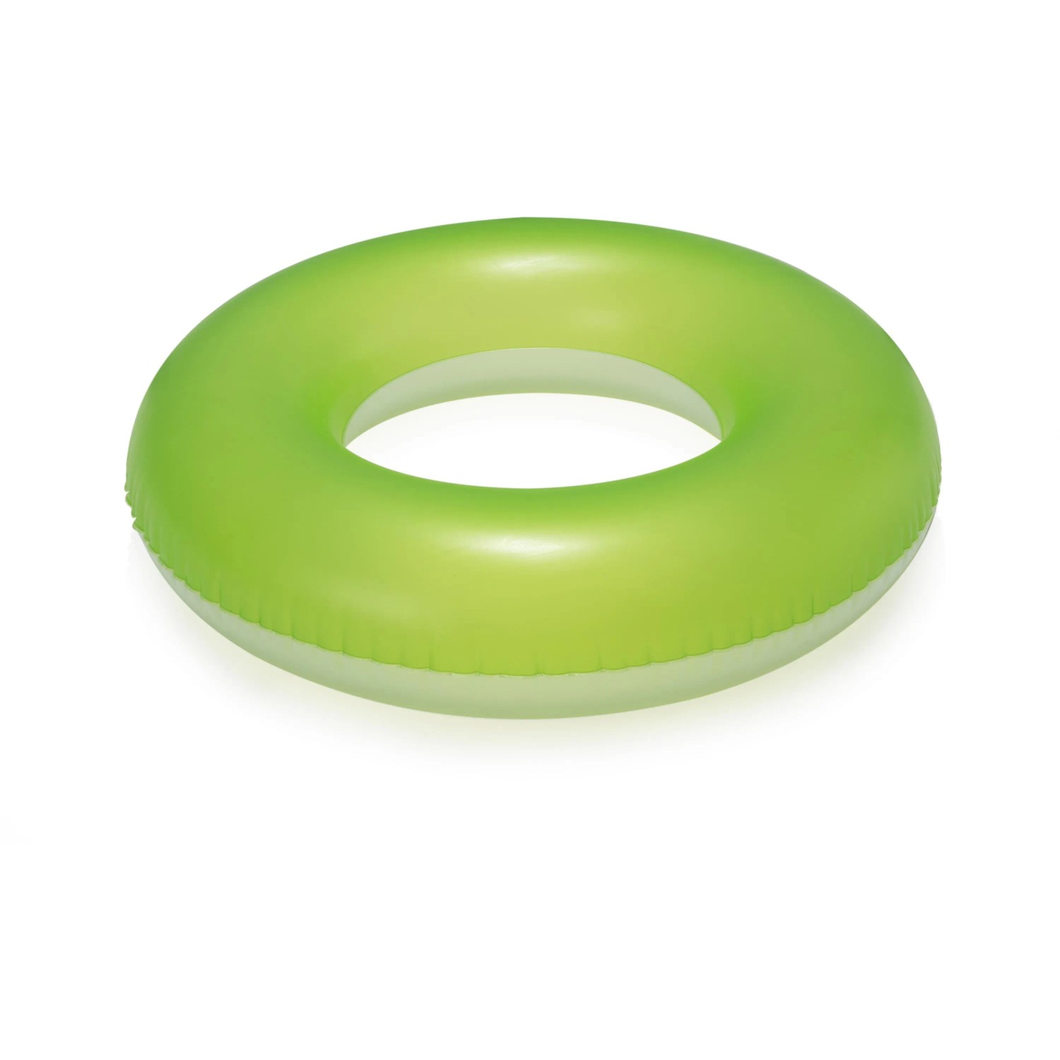 Bestway Schwimmring Frosted, Ø 80cm, grün. Aufblasbarer Schwimmreifen für Badespaß im Pool.