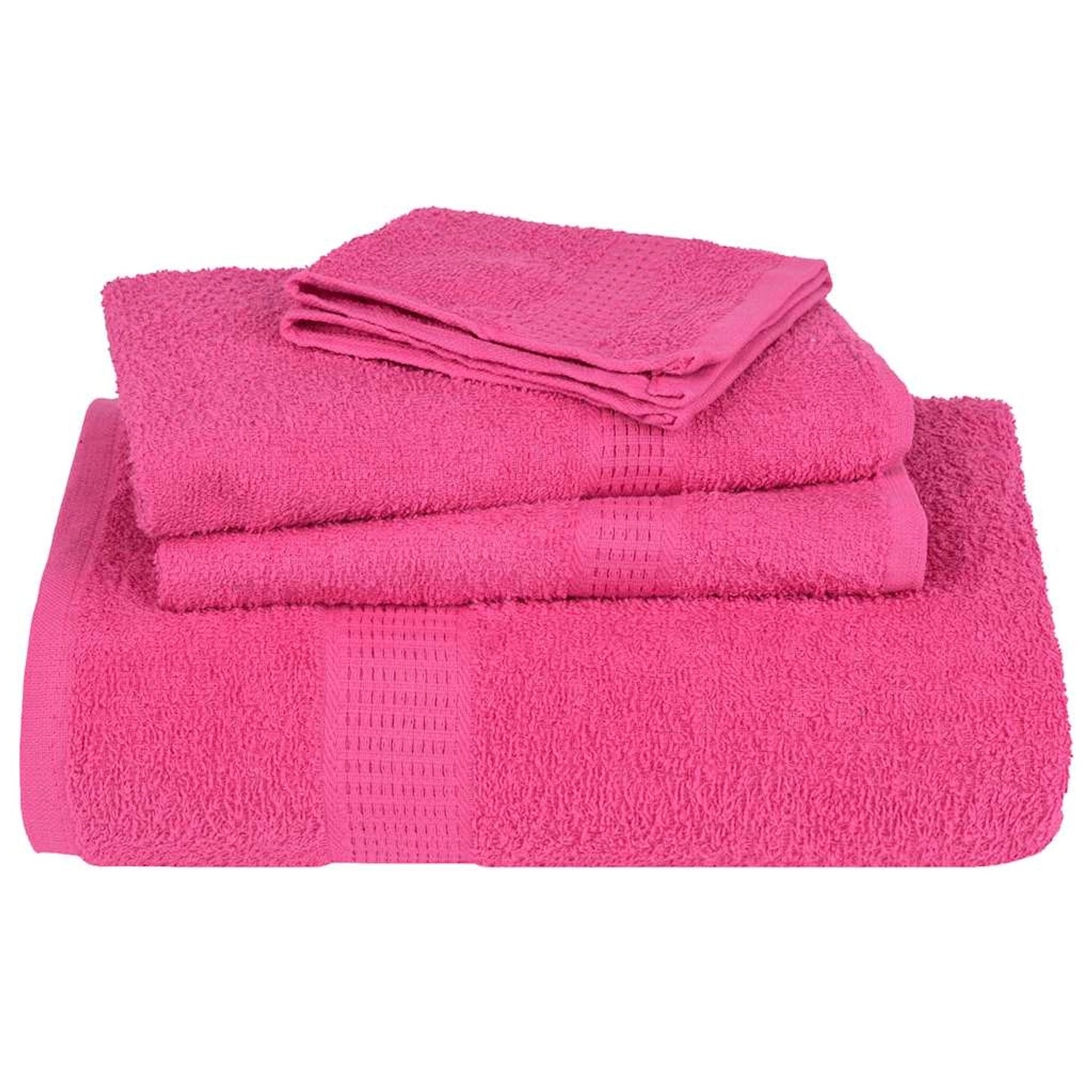 vidaXL Handtücher 2 Stk Rosa 50x100 cm 360 g/m² 100% Baumwolle 137046 günstig online kaufen