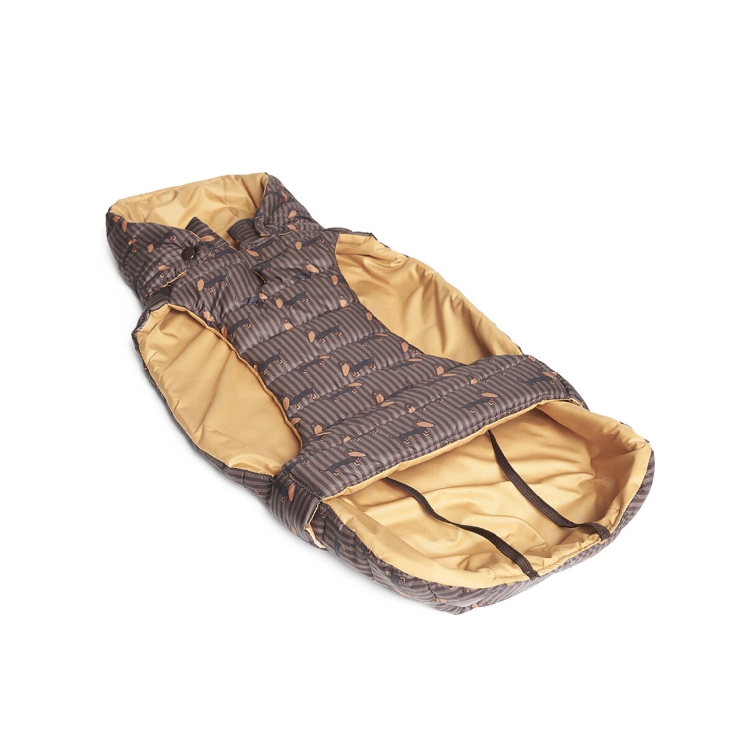 Fashion Dog Wasserfester Hunde-Steppmantel Speziell für Dackel 33 cm