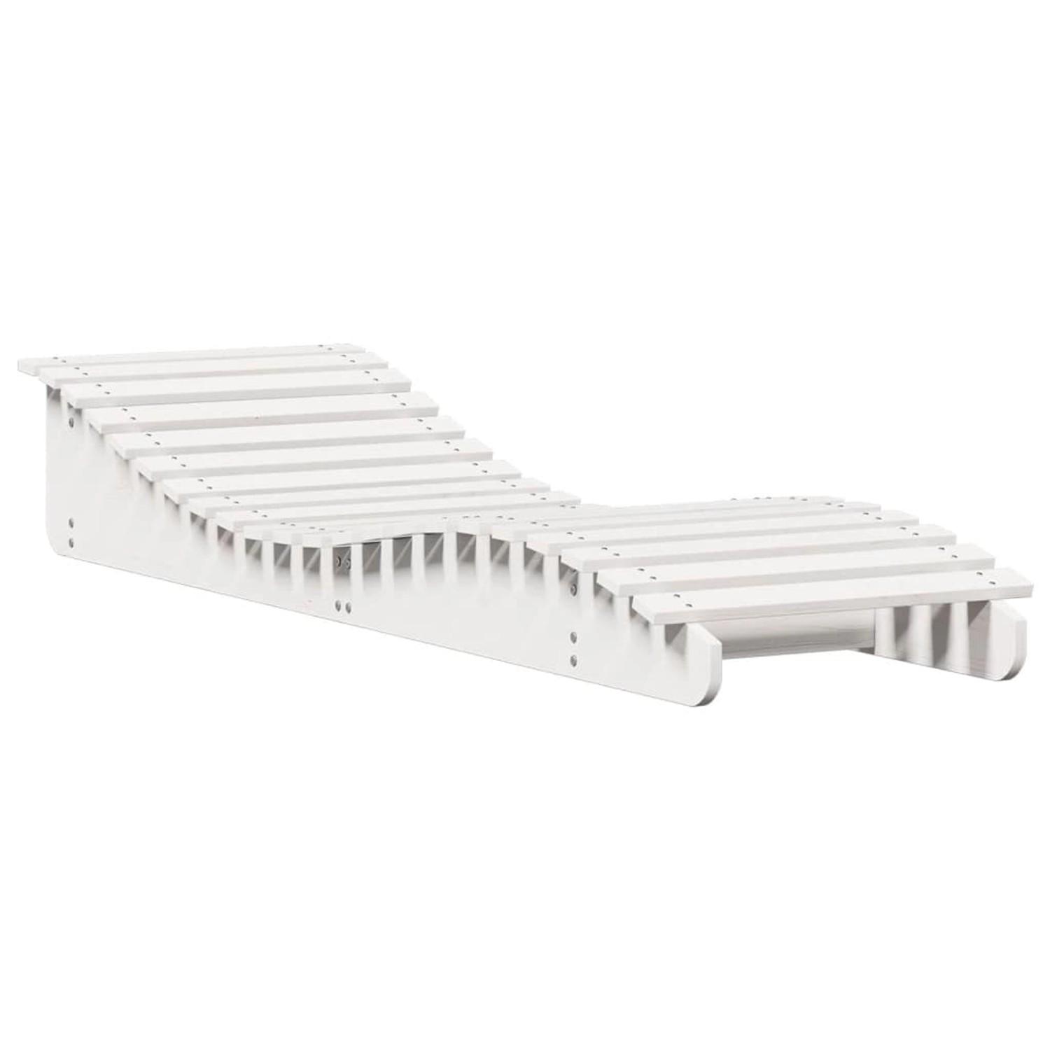 vidaXL Sonnenliege Weiß 205x60x31,5 cm Massivholz Kiefer 832574 günstig online kaufen
