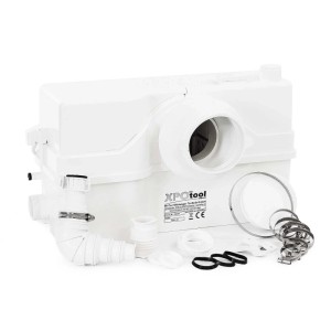 Xpotool 4/2 Kleinhebeanlage 800W Häcksler Hebeanlage Wc Schmutzwasser Fäkalien