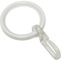 Gardinia Gardinenring Chicago, Ø 20 mm, weiß, 10er-Pack für Stilgarnituren.