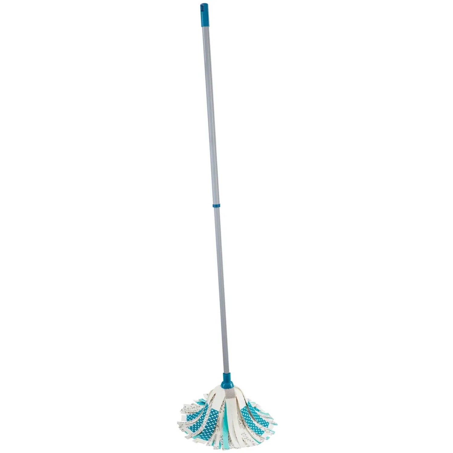 Leifheit Power Mop 3 in 1 Ersatzkopf für Reinigungsgeräte, Mikrofaser, blau/weiß