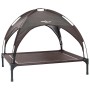 vidaXL Hundebett Braun 90 x 81 x 80,5 cm Stahl 42008191