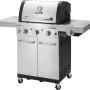 Char-Broil Gasgrill Professional Pro S 3 mit 3 Brennern, Seitenablagen und Unterschrank.