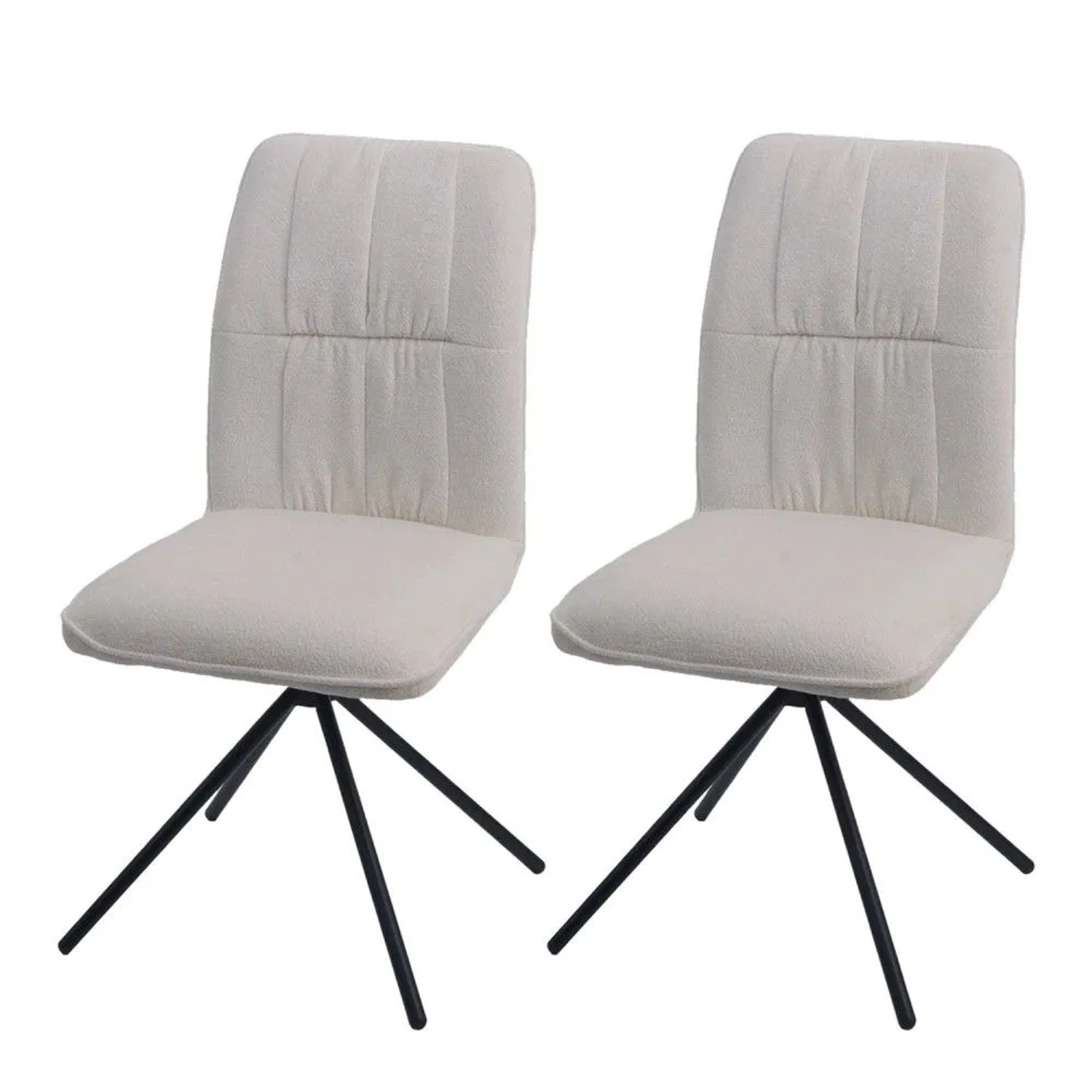 MCW Esszimmerstuhl N99 2er-Set Creme