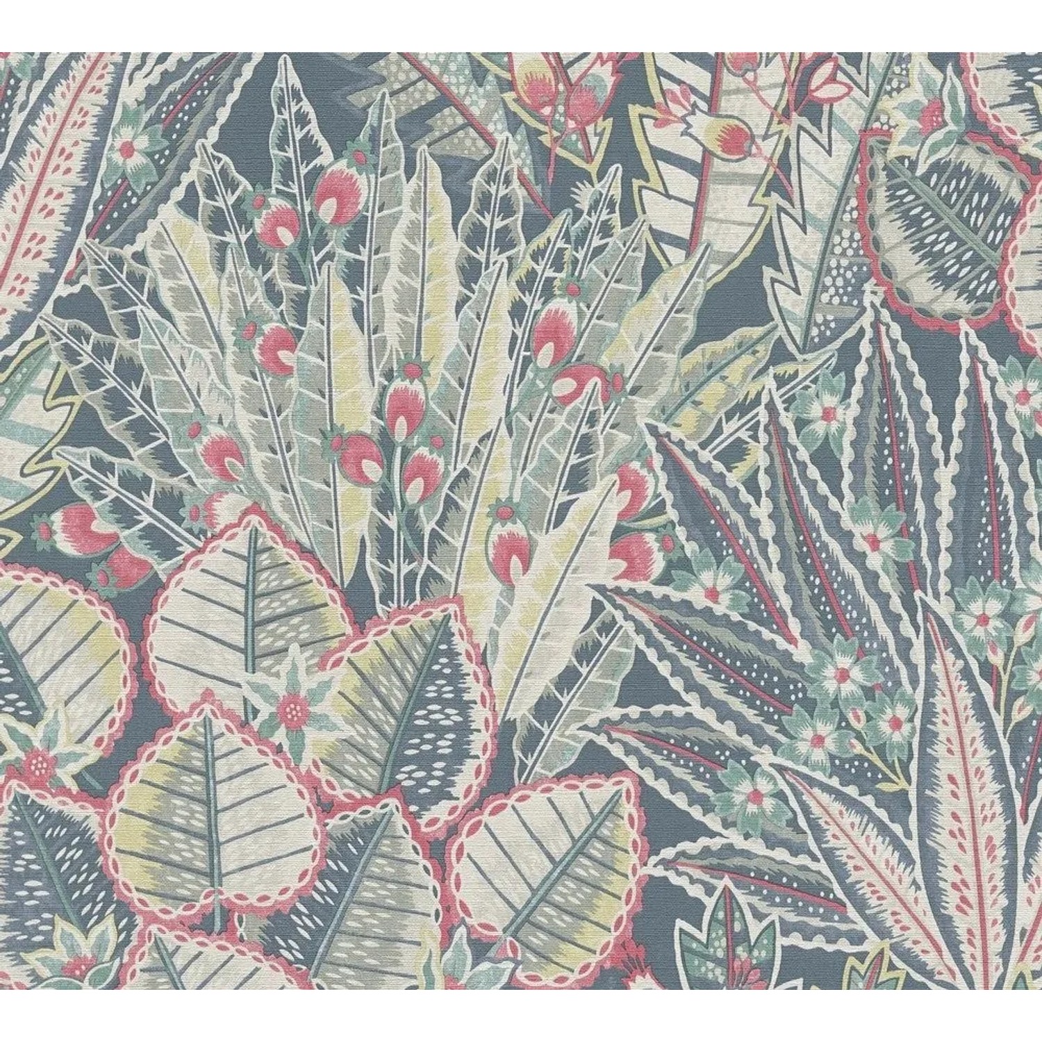 Tadessi Tapete Floral M1-No.11154 Vliestapete in Blau