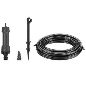 Gardena Micro-Drip-System Start-Set Pflanzreihen S mit Tropfrohr, Basisgerät und Zubehör.