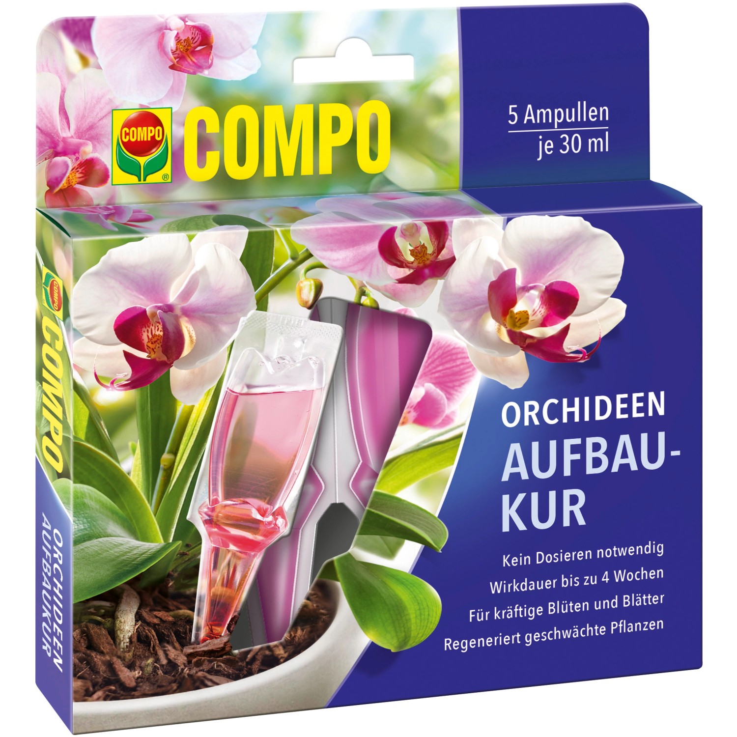 Compo Orchideen-Aufbaukur 5 x 30 ml