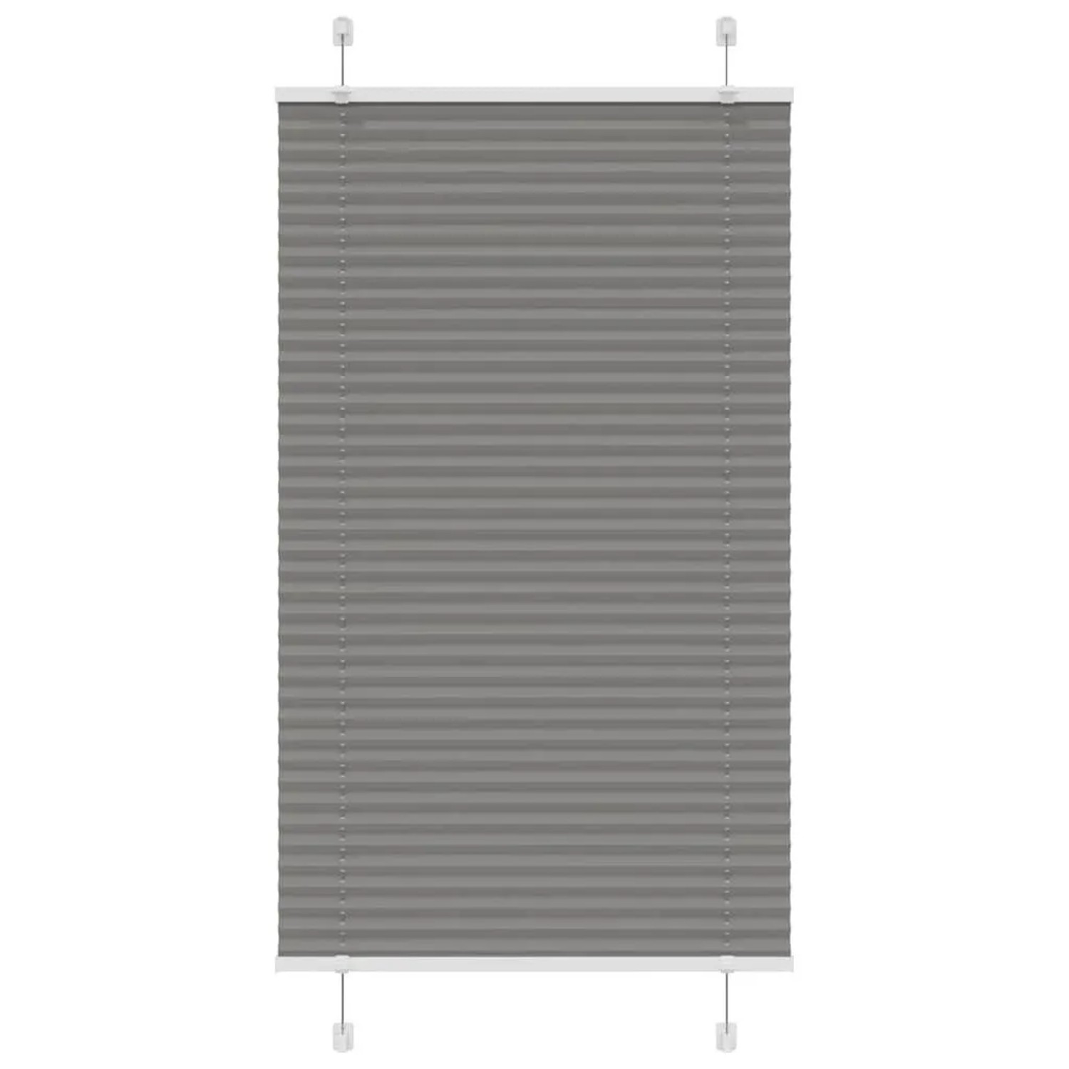 vidaXL Plissee Anthrazit 70x150 cm Stoffbreite 69,4 cm Polyester 4015086 günstig online kaufen