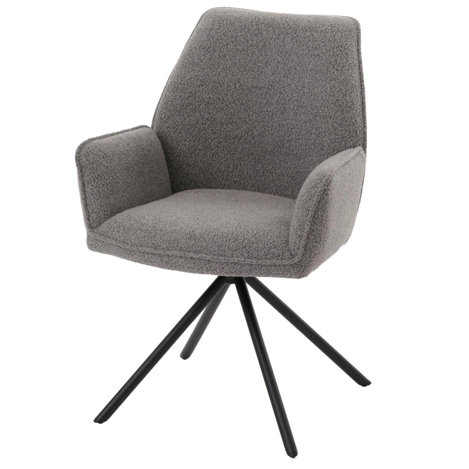 MCW Esszimmerstuhl G67 Boucle Hellgrau günstig online kaufen