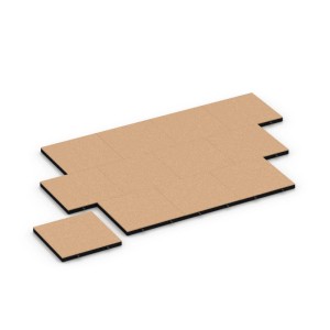 WARCO Fallschutzplatten, 50x50 cm, Sandbeige, für sichere Spielplätze & Outdoor-Bereiche.
