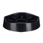Relaxdays Hundenapf Kunststoff Schwarz Anti Schling Rutschfest 23,5 cm x 5,5 cm 900 ml