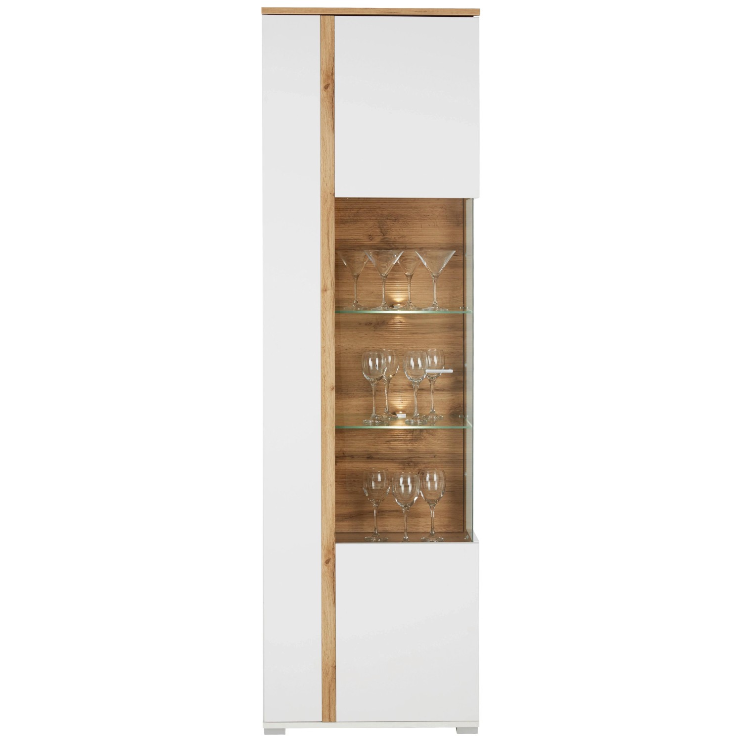 Mömax Vitrine Alamo in Eichefarben