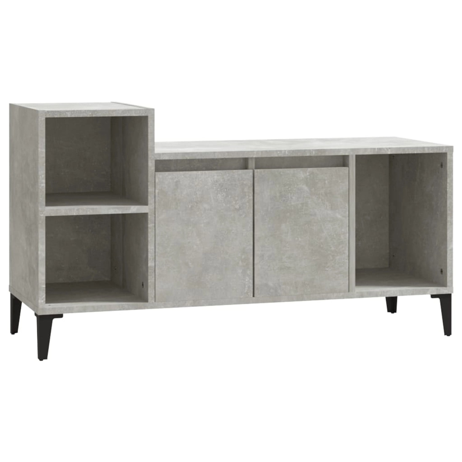 Vidaxl Tv-schrank Betongrau 100x35x55 Cm Holzwerkstoff günstig online kaufen