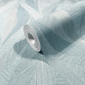 Rolle Marburg Vliestapete Papis Loveday Welle Blau mit Wellenmuster.