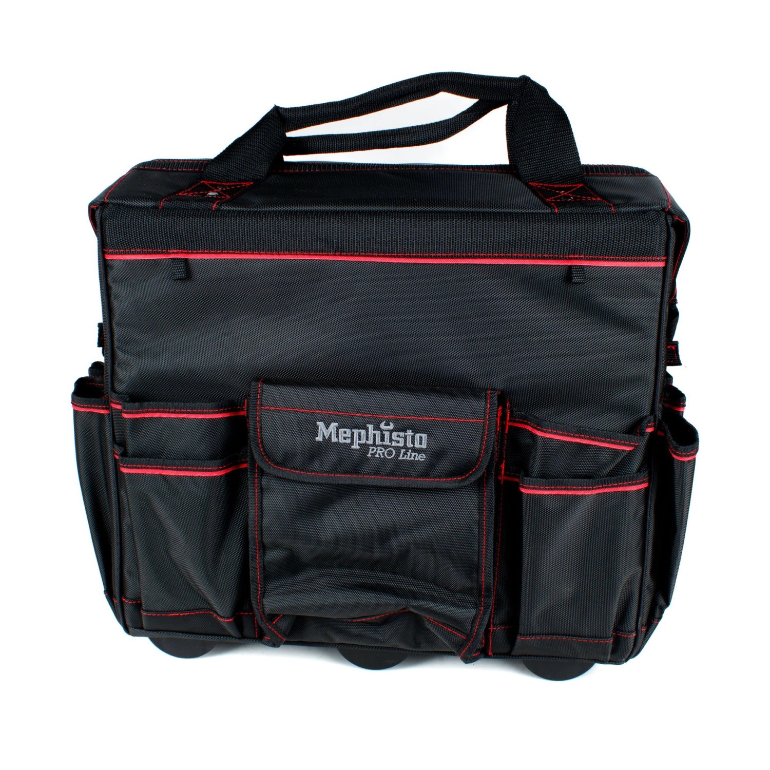 Mephisto Werkzeugtrolley Nova, strapazierfähig, mit Schultergurt und vielen Taschen.