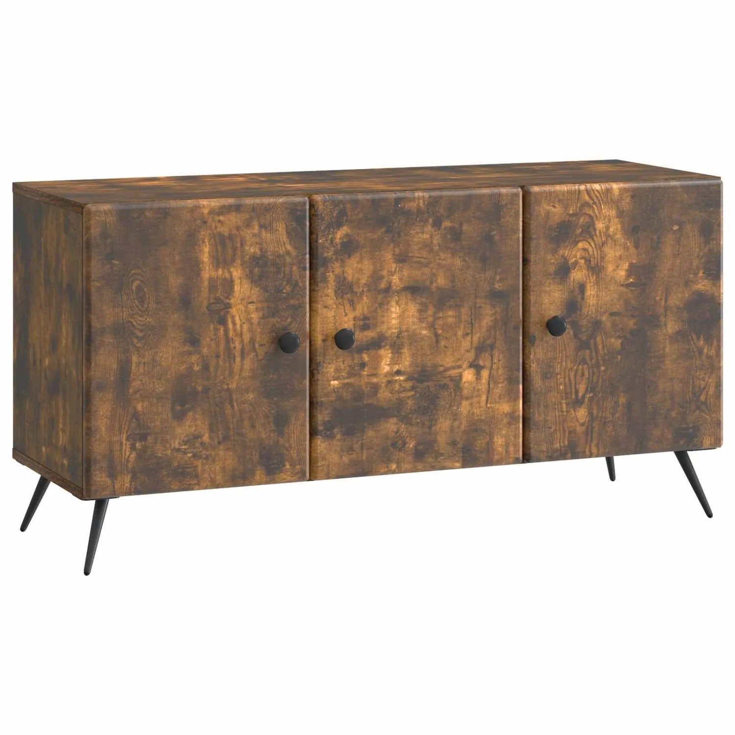 vidaXL TV-Schränk Geräucherte Eiche 99 x 34,5 x 50 cm Holzwerkstoff 895640
