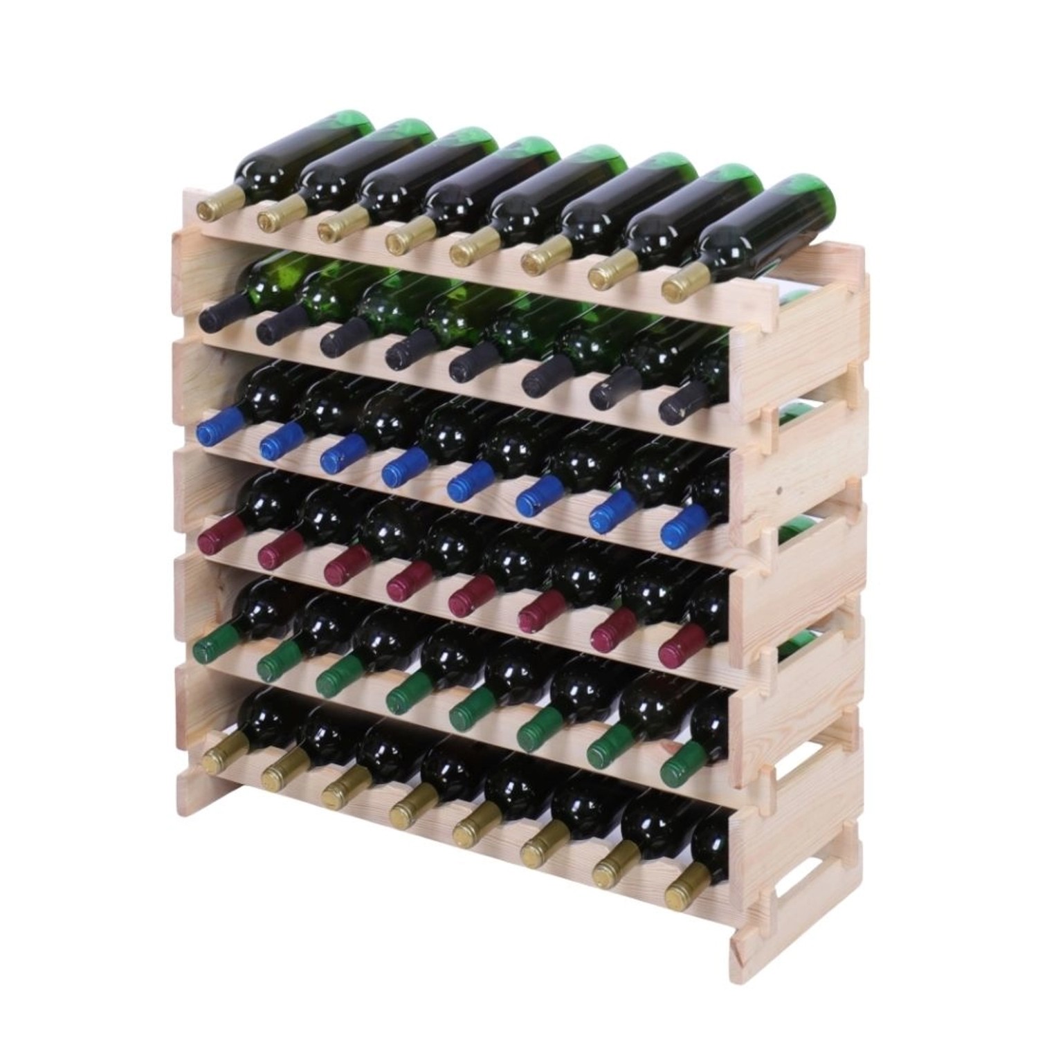 PROREGAL Weinregal VINOTECA FLEX PRO HxBxT 79x84x28cm 48 Flaschen Auf 6 Ebe günstig online kaufen