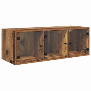vidaXL Wandschrank Wandmontiert Altholz 102 x 37 x 35 cm Holzwerkstoff 882919
