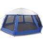 vidaXL Poolzelt mit Abnehmbarem Überzelt Netzwänden Azurblau 612x612cm 4100637_3