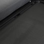 Detailaufnahme: Anthrazitfarbenes Siena Garden Loungebett Waikiki mit Textilgewebe.